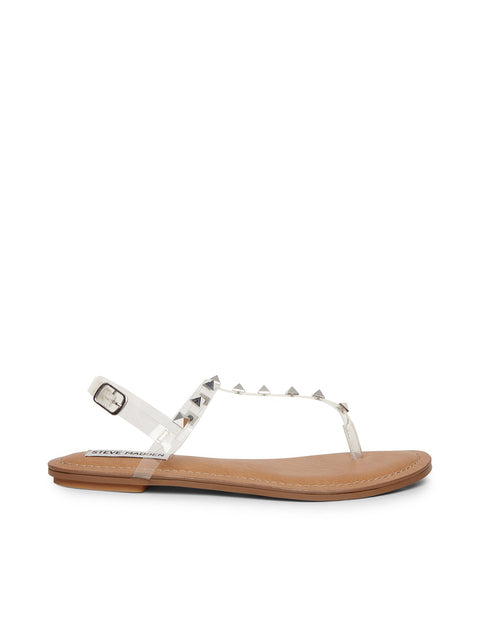 Steve Madden Women's Clear Synthetic Generate Sandal |Steve Madden In Lebanon