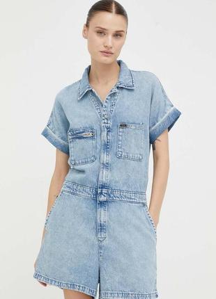 Lee Women's Blue Unionall Denim Romper | Lee In Lebanon