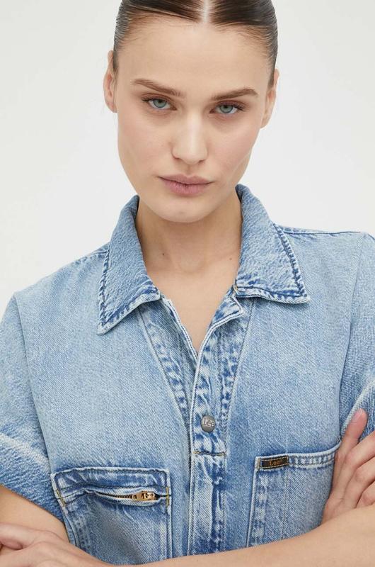 Lee Women's Blue Unionall Denim Romper | Lee In Lebanon