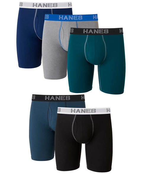 Hanes Men's 5-Pk. Ultimate® Stretch Longer Leg Boxer Briefs | Hanes In Lebanon