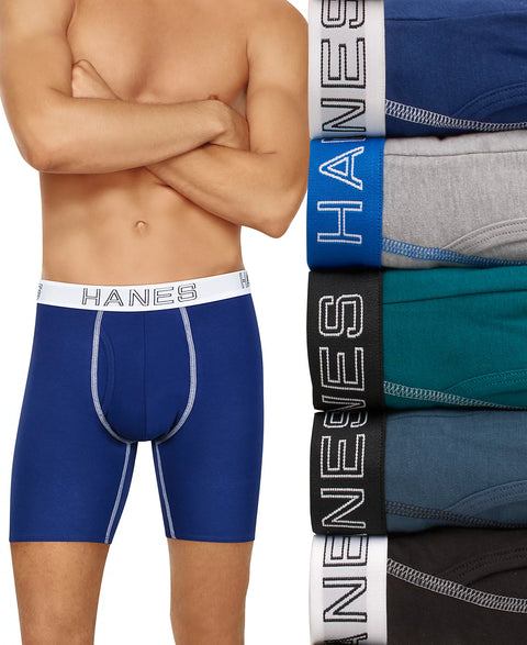 Hanes Men's 5-Pk. Ultimate® Stretch Longer Leg Boxer Briefs | Hanes In Lebanon