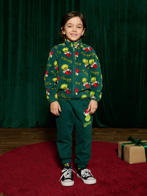 Sinsay Boy's Dark Green Grinch Sweatpants  | Sinsay in Lebanon