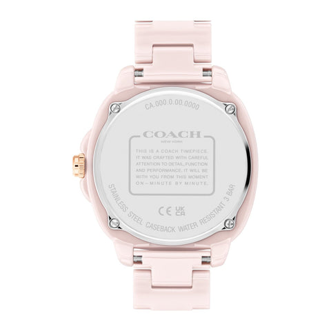 Coach Women's Kitt Blush Ceramic Bracelet Watch 38mm | Coach In Lebanon
