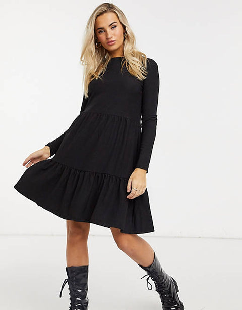 New Look Women's Black Dress AMF2476 shr