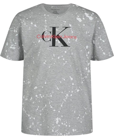 Calvin Klein Boy's Light Grey T-Shirt ABFK466(ma6)