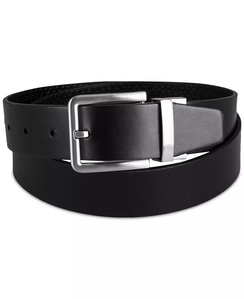 Calvin Klein Men's Black Micro Logo Strap Reversible Casual Belt | Calvin Klein In Lebanon