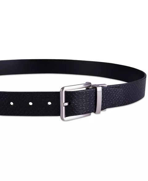 Calvin Klein Men's Black Micro Logo Strap Reversible Casual Belt | Calvin Klein In Lebanon