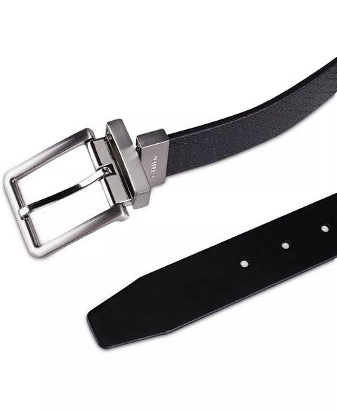 Calvin Klein Men's Black Micro Logo Strap Reversible Casual Belt | Calvin Klein In Lebanon