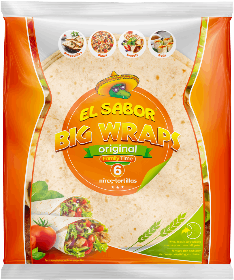 El Sabor Wraps Original 6 Tortillas 370g | El SaborIn Lebanon