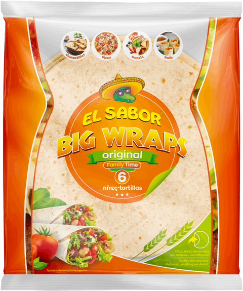 El Sabor Wraps Original 6 Tortillas 240g | El Sabor  In Lebanon