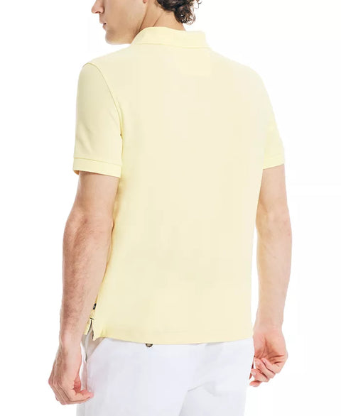 Nautica Men's Light Yellow Classic-Fit Performance Deck Polo T-Shirt | Nautica In Lebanon