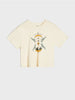 Sinsay Girl's Off White T-Shirt With A Print | Sinsay In Lebanon