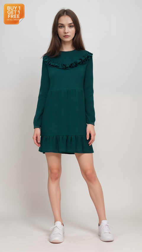 New Look Women's Green Dress 101147393 AMF1437