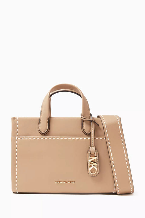 Michael Kors Women's  Camel Gigi Messenger Crossbody Bag  | Michael Kors in Lebanon