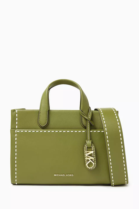 Michael Kors Women's  Green Small Gigi Messenger Crossbody Bag  | Michael Kors in Lebanon