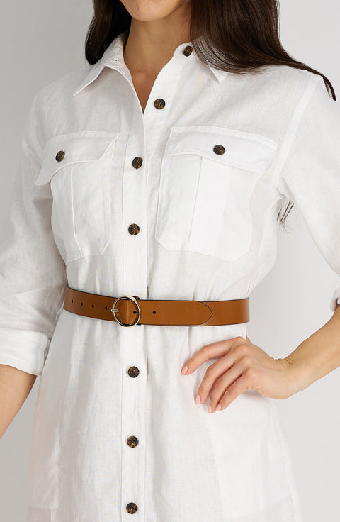 Cole Haan Women's Black/Brown Reversible Leather Belt | Cole Haan In Lebanon