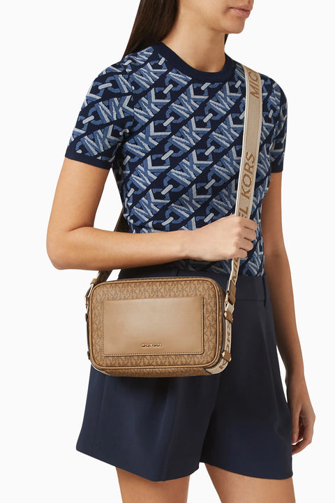 Michael Kors Women's Husk Maeve Large Signature Logo Crossbody Bag | Michael Kors In Lebanon