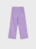 Purple pants on a white background