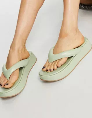 ASOS Design Women's Mint Green Slipper ANS628
