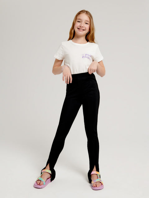 Sinsay Girl's Black Flare Trousers | Sinsay In Lebanon