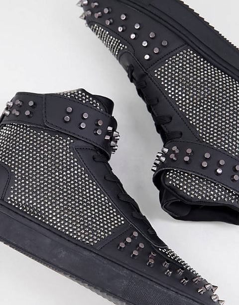 ASOS Design Men's Black Sneaker Shoes ANS422