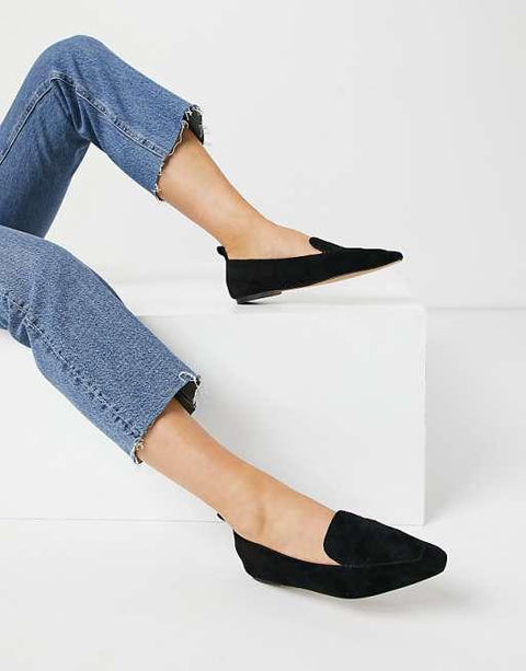 Asos Design Women's Black Loafers ANS790