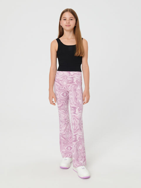 Sinsay Girl's Black Tank Top And Purple Trousers Set | Sinsay In Lebanon