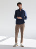 Sinsay Men's Navy Regular Fit Long Sleeve Shirt | Sinsay In Lebanon
