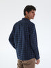 Sinsay Men's Navy Regular Fit Long Sleeve Shirt | Sinsay In Lebanon