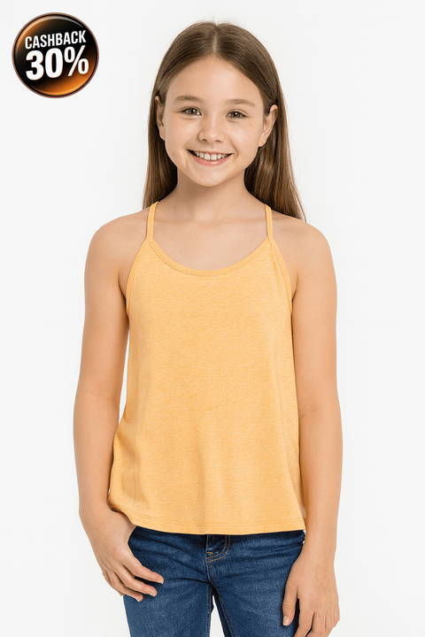 ID Ideology Girl's Orange Top ABFK652