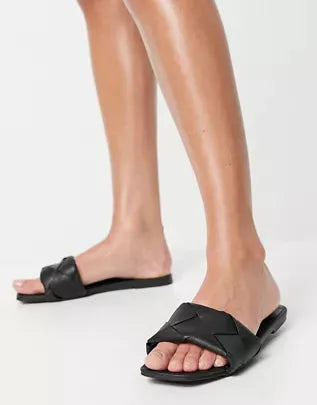 Asos Design Women's Black Slipper ANS669