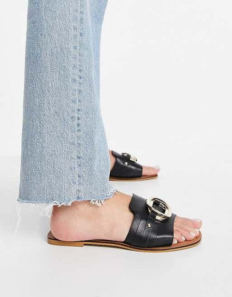 ASOS Design  Women's  Black  Slipper ANS839