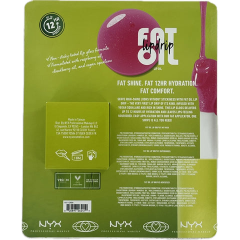 NYX Professional Fat Oil Lip Drip Trio Kit, 0.16 Fluid Ounce (Pack of 3)