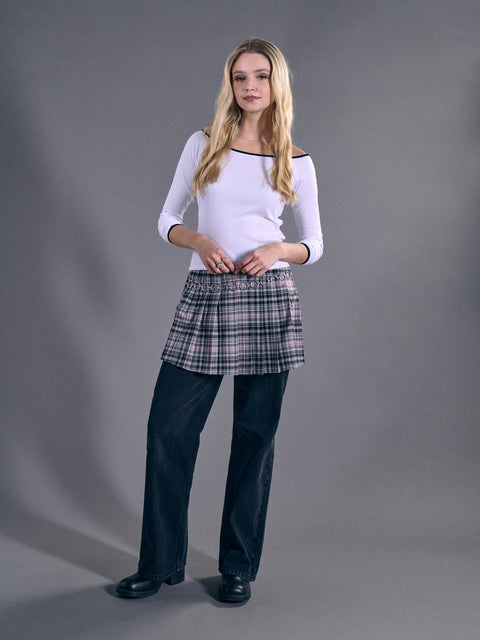 Sinsay  Women's White with contrasting trim Blouse |  Sinsay in Lebanon