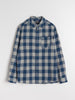 Sinsay Men’s Blue & Grey Checked Flannel Shirt | Sinsay in Lebanon