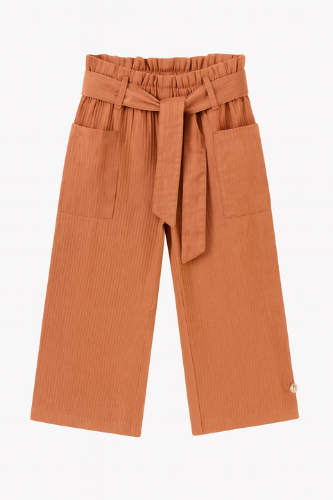 POMPdeLUX Girl's Dusty Rose Culotte Trouser | POMPdeLUX in Lebanon