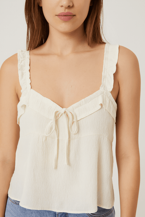 Planet Heart Women's White Sleeveless Blouse | Planet Heart in Lebanon