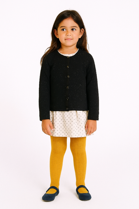 Boboli Girl's Black Long-Sleeve Cardigan| Boboli in Lebanon