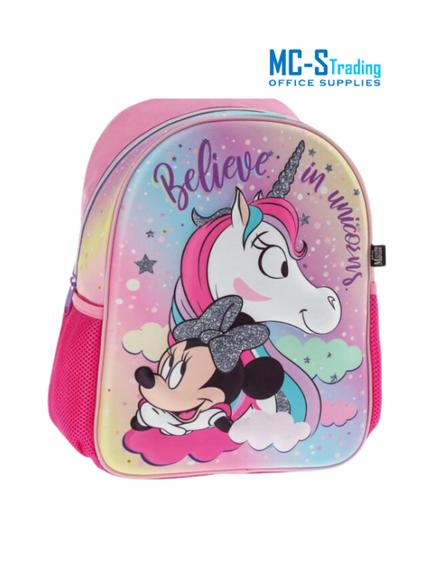 SD Girl's Pink 3D Unicorn School Bag 318490