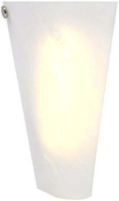 It's Exciting Lighting White IEL-4400 Glass Wall Sconce with 4 Hour Timer | It's Exciting Lighting In Lebanon