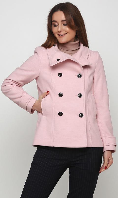 H&M Women's Light Pink Winter Wool Double Breasted Pea Coat | H&M In Lebanon
