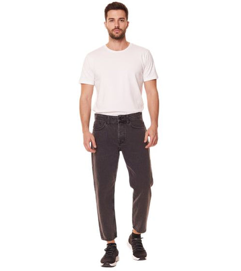 Only & Sons Men's Washed Black Cropped Jeans | Only & Sons In Lebanon