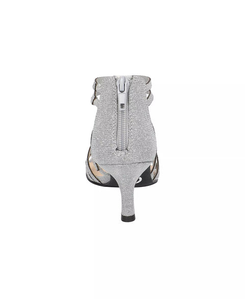 Bella Vita Women's  Silver Glitter Karlette Dress Heeled Sandals |  Bella Vita in Lebanon