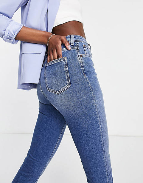 Asos Design Women's Blue Jeans ANF409(LR 50)