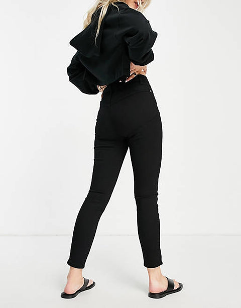 ASOS Design Women's Black Jeans AMF475 B52