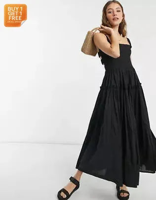 Asos Design Women's Black Dress ANF1103