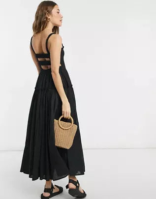 Asos Design Women's Black Dress ANF1103