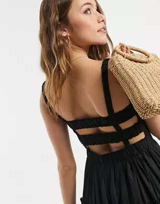 Asos Design Women's Black Dress ANF1103