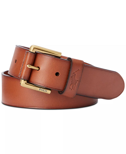 Polo Ralph Lauren Men's Brown Leather Dress Belt | Polo Ralph Lauren In Lebanon