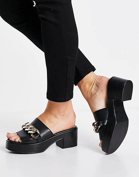 ASOS Design  Women's Black Slipper ANS411